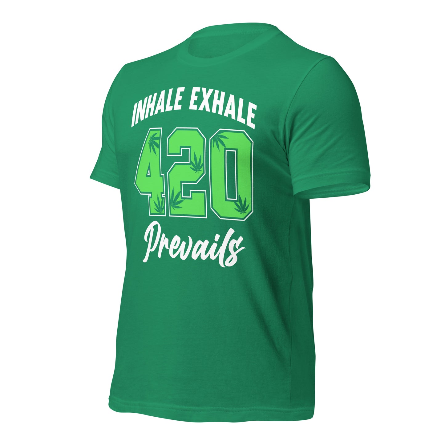 Inhale Exhale 420 Prevails Bella Canvas Adult T-Shirt