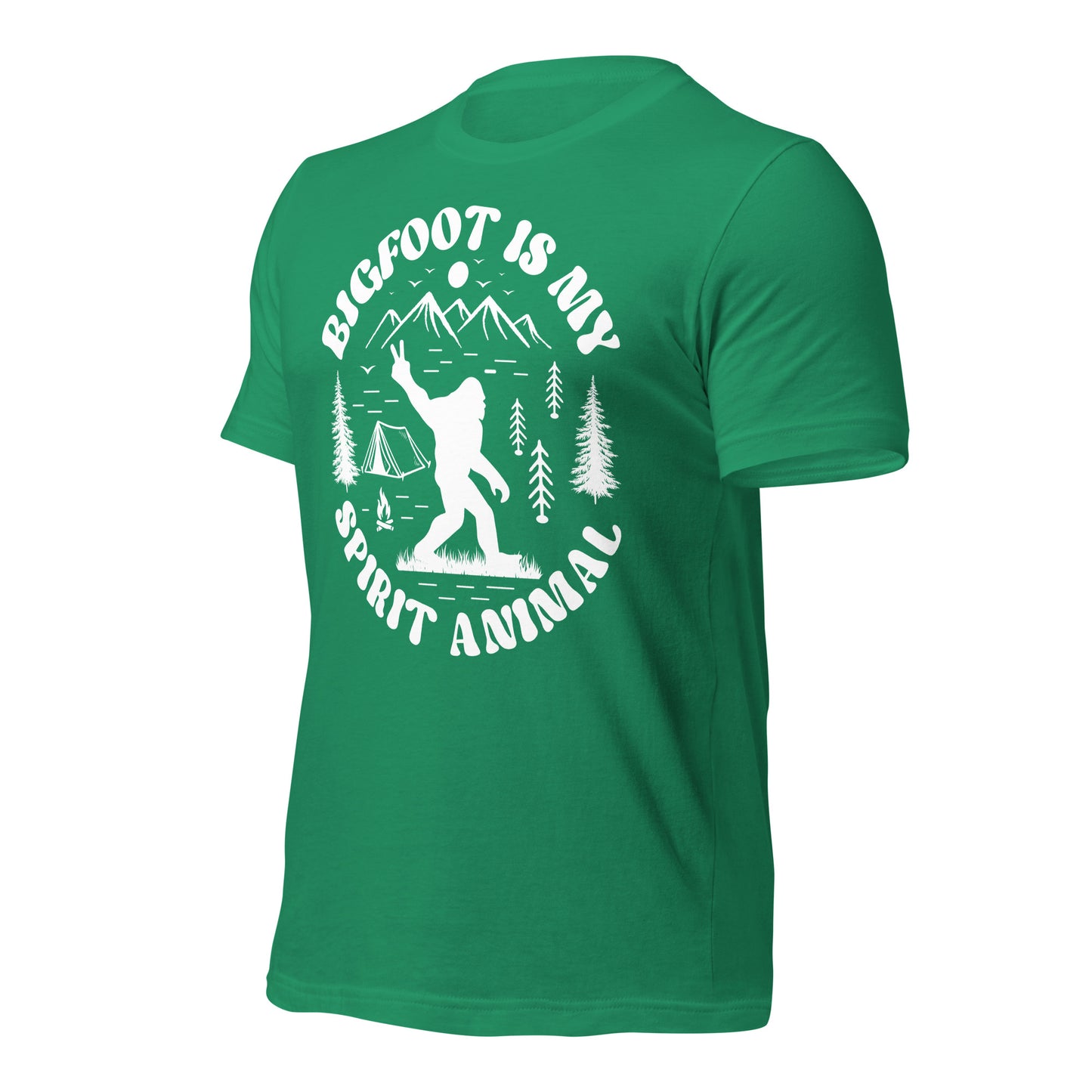 Bigfoot is My Spirit Animal Bella Canvas Adult T-Shirt
