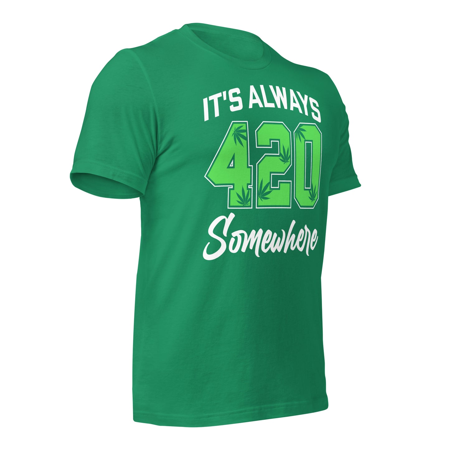 It's Always 420 Somewhere Bella Canvas Adult T-Shirt