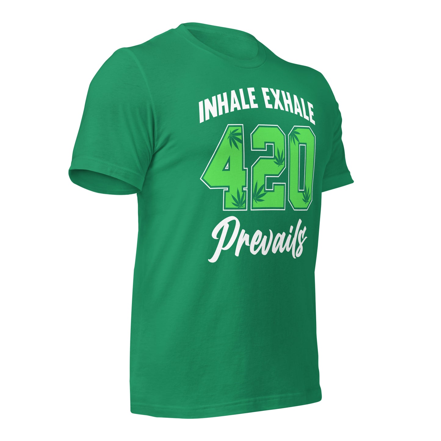 Inhale Exhale 420 Prevails Bella Canvas Adult T-Shirt
