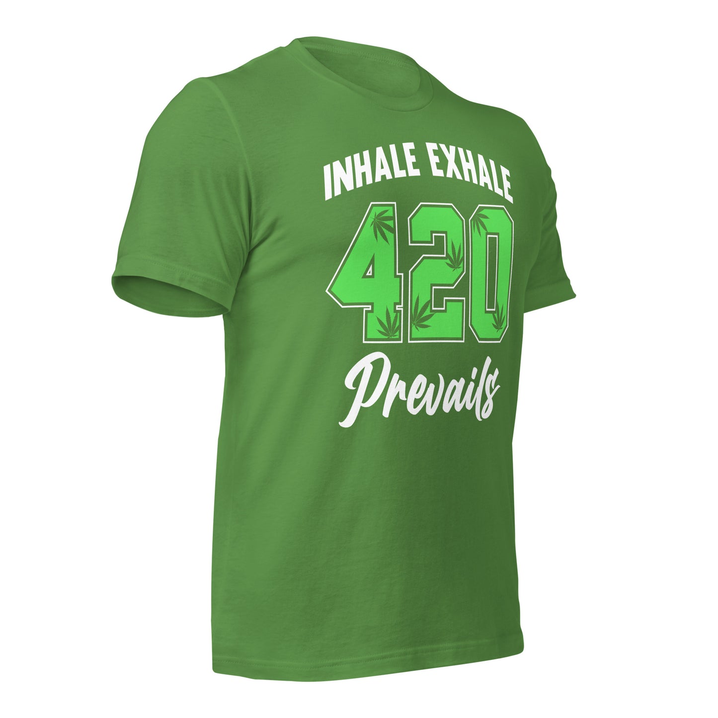 Inhale Exhale 420 Prevails Bella Canvas Adult T-Shirt