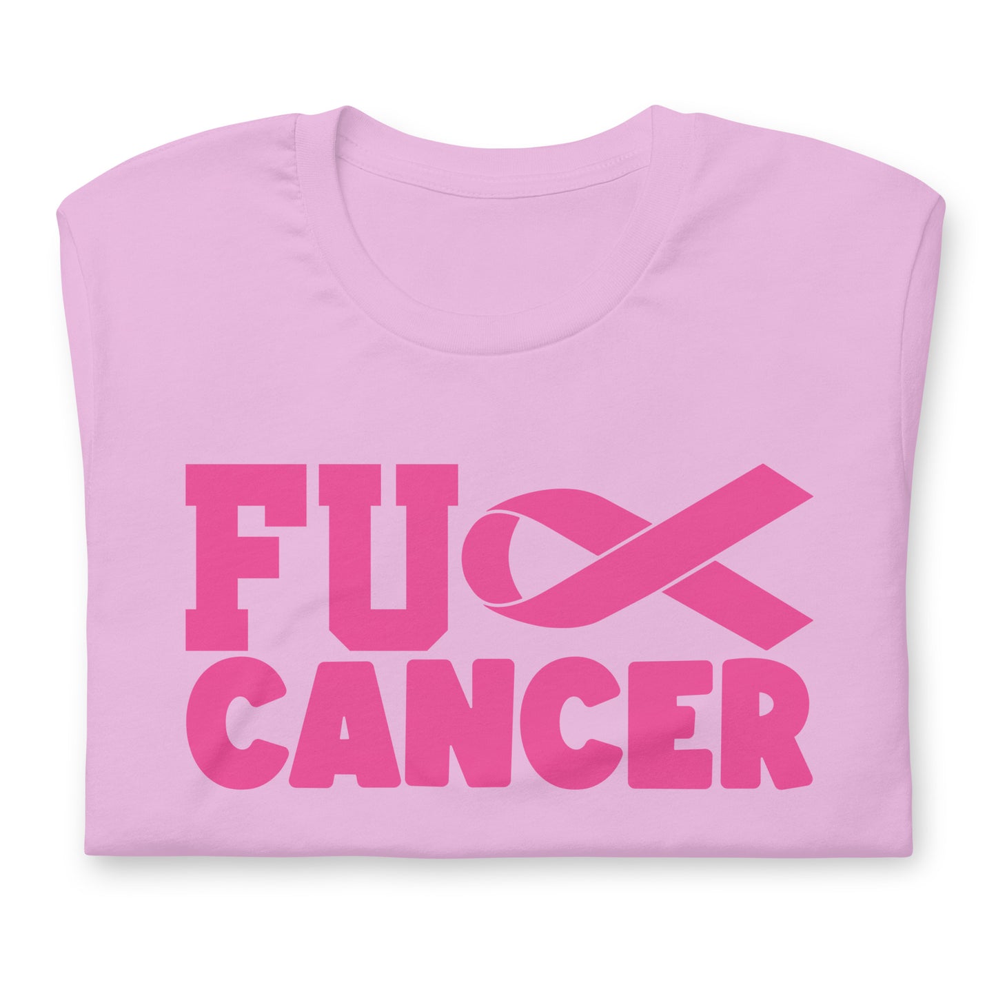 Fu** Cancer Breast Cancer Awareness Bella Canvas Adult T-Shirt