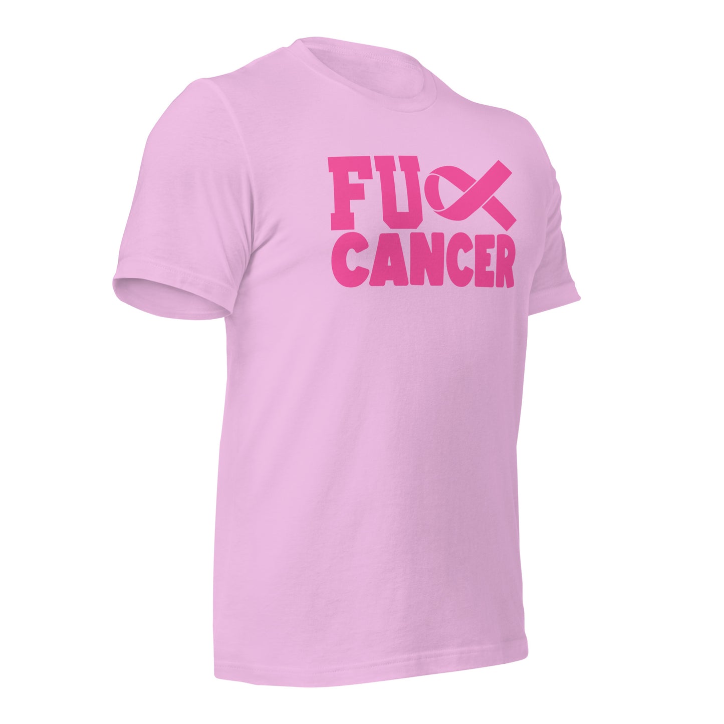 Fu** Cancer Breast Cancer Awareness Bella Canvas Adult T-Shirt