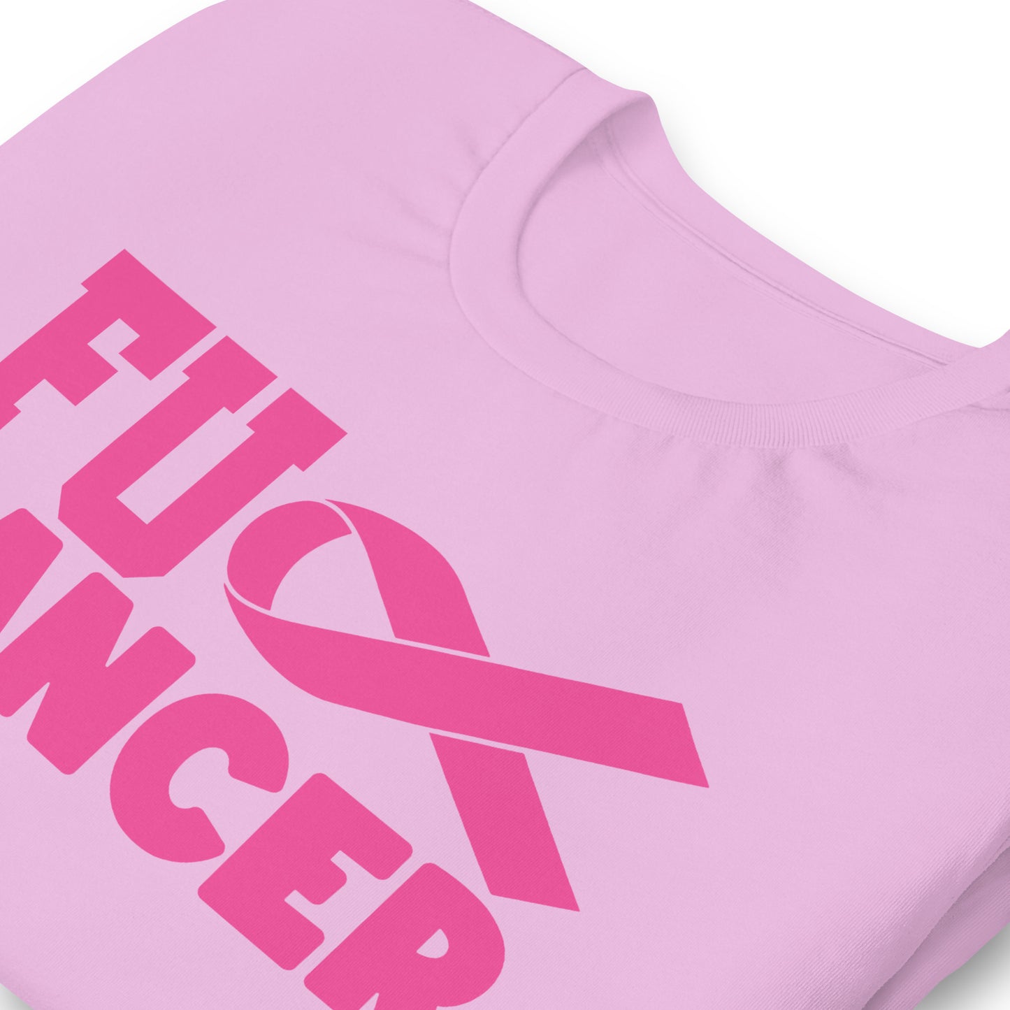 Fu** Cancer Breast Cancer Awareness Bella Canvas Adult T-Shirt