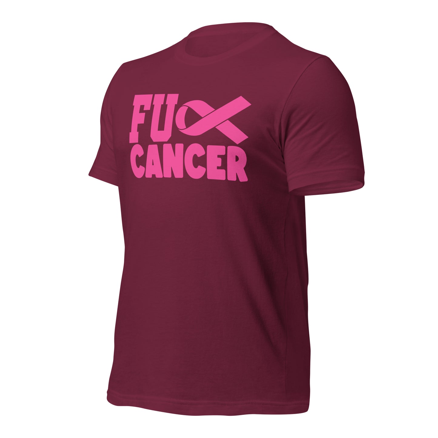 Fu** Cancer Breast Cancer Awareness Bella Canvas Adult T-Shirt