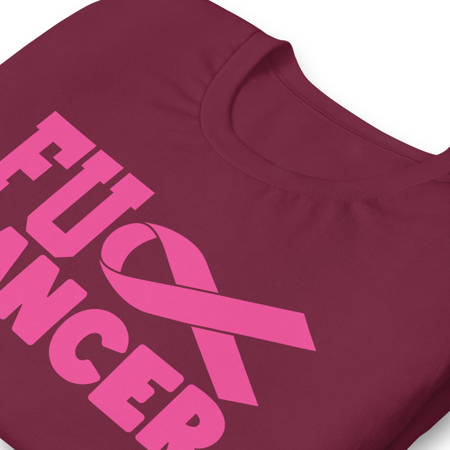 Fu** Cancer Breast Cancer Awareness Bella Canvas Adult T-Shirt