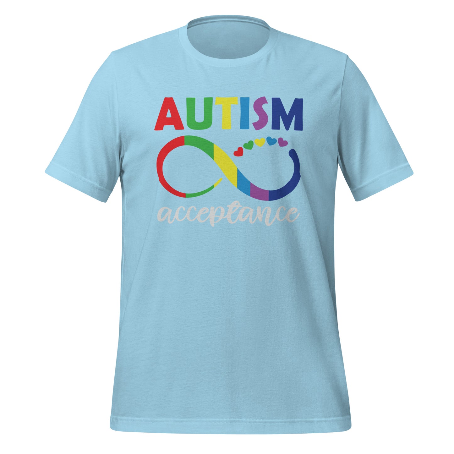 Autism Acceptance Together Quality Cotton Bella Canvas Adult T-Shirt