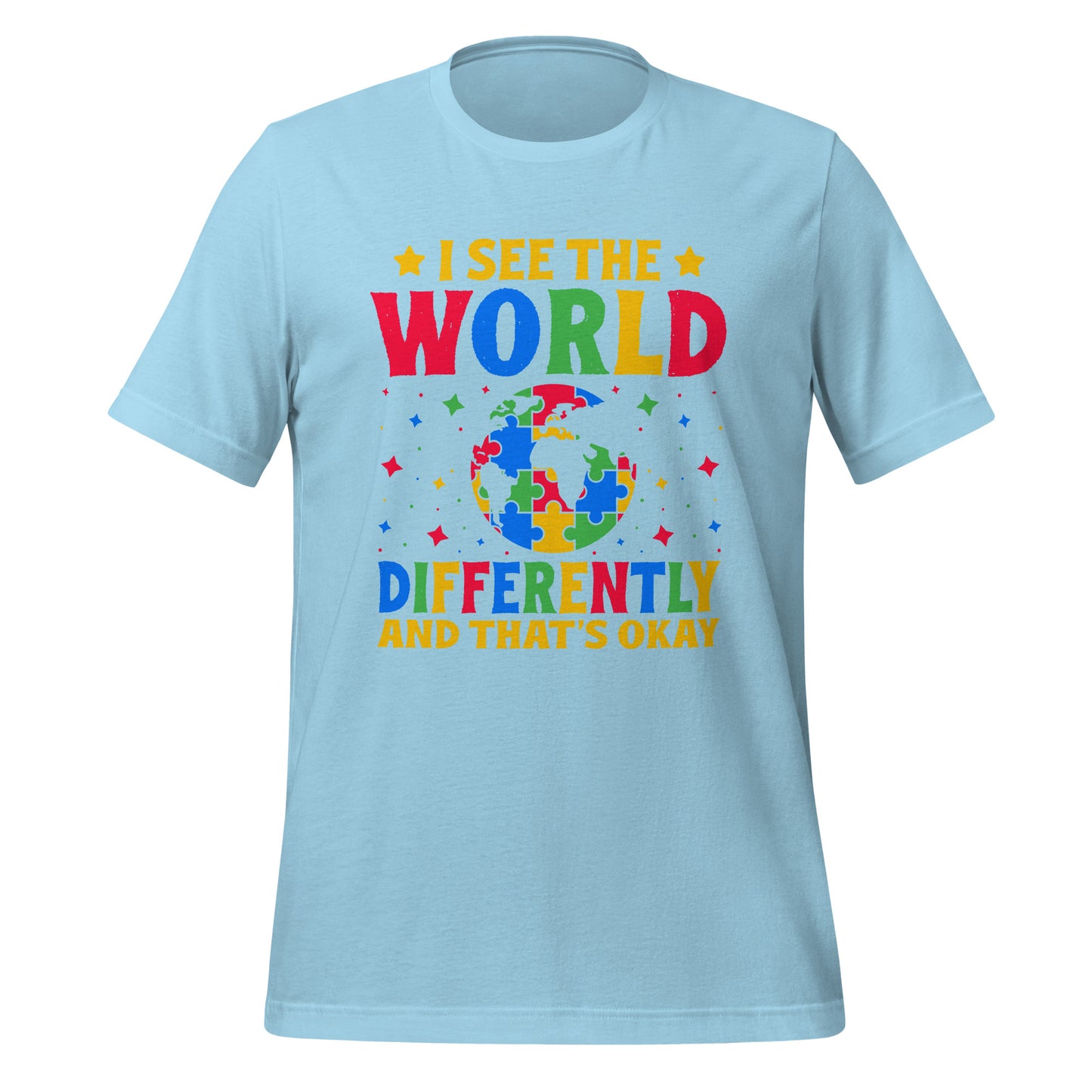 Autism Acceptance Together Quality Cotton Bella Canvas Adult T-Shirt