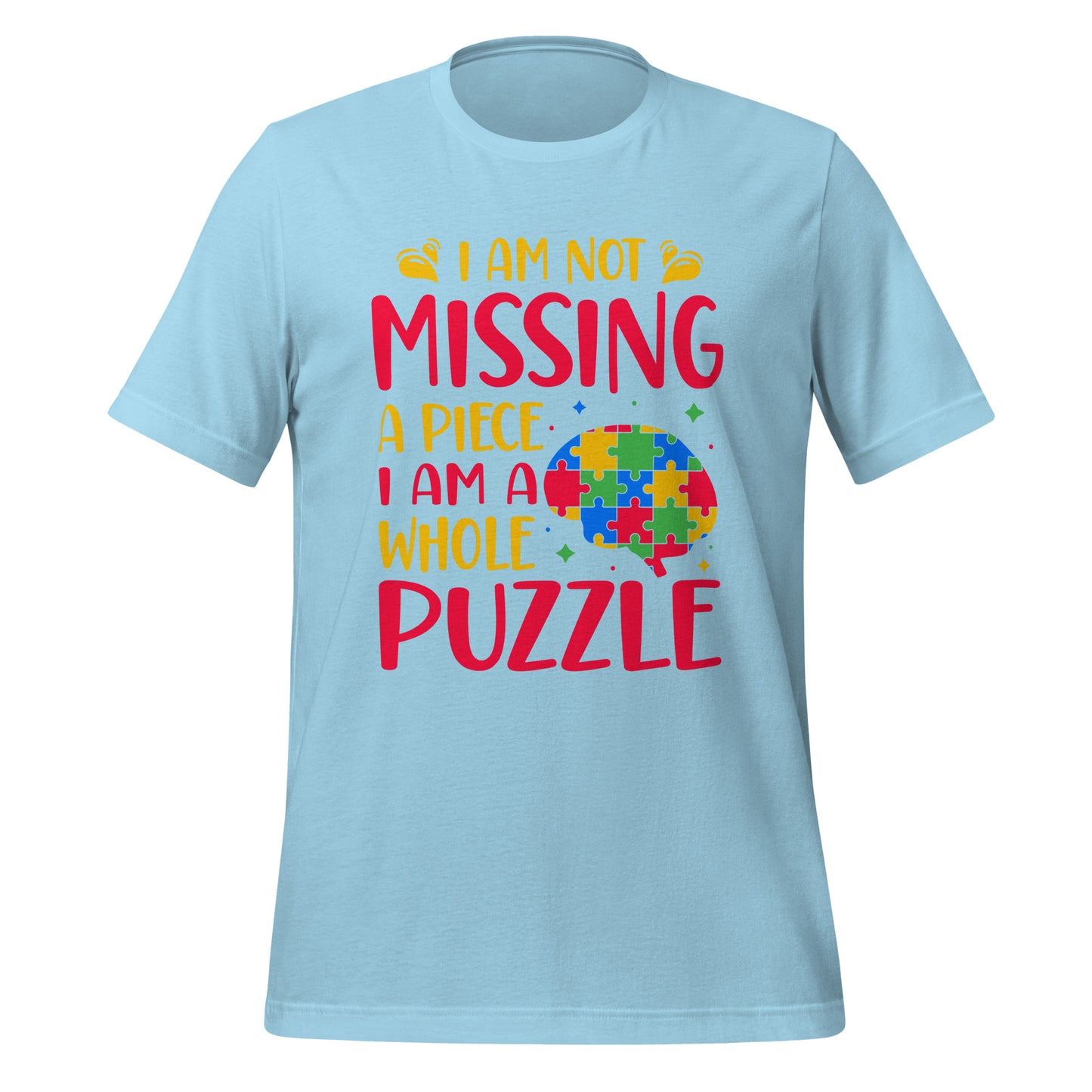 Autism Acceptance Together Quality Cotton Bella Canvas Adult T-Shirt