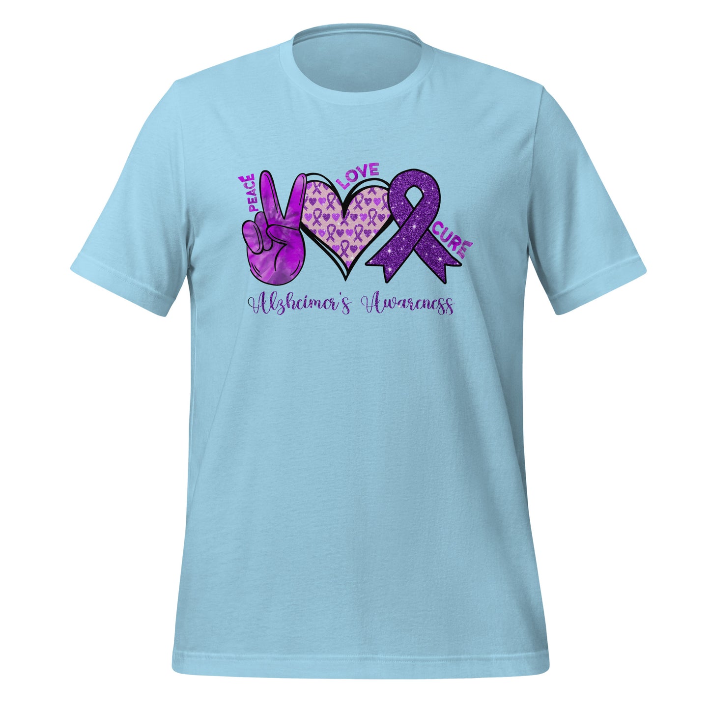 Alzheimer's Awareness Quality Cotton Bella Canvas Adult T-Shirt