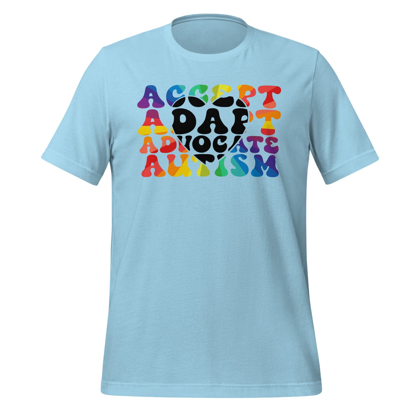 Autism Acceptance Together Quality Cotton Bella Canvas Adult T-Shirt