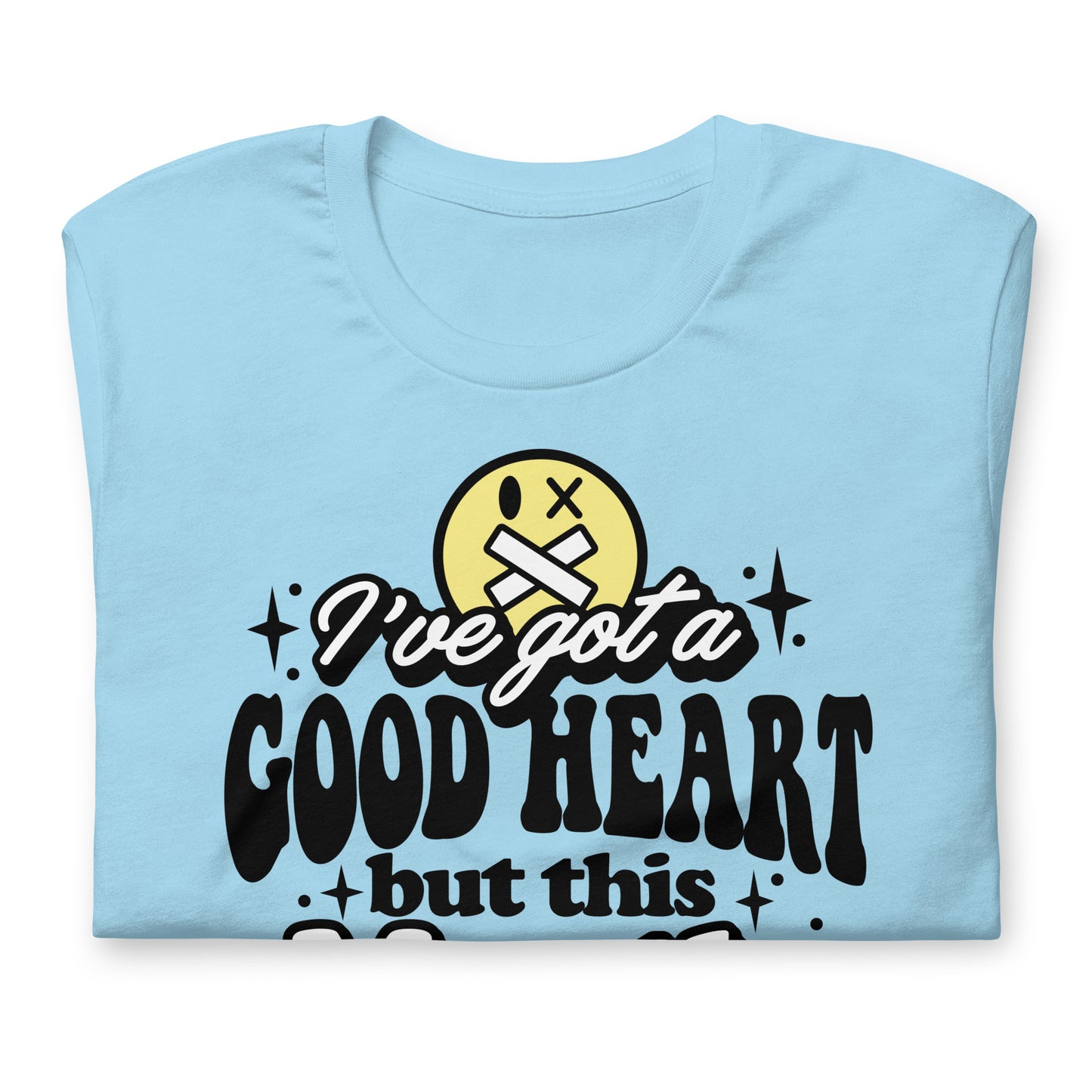 I've Got a Good Heart but This Mouth Bella Canvas Adult T-Shirt