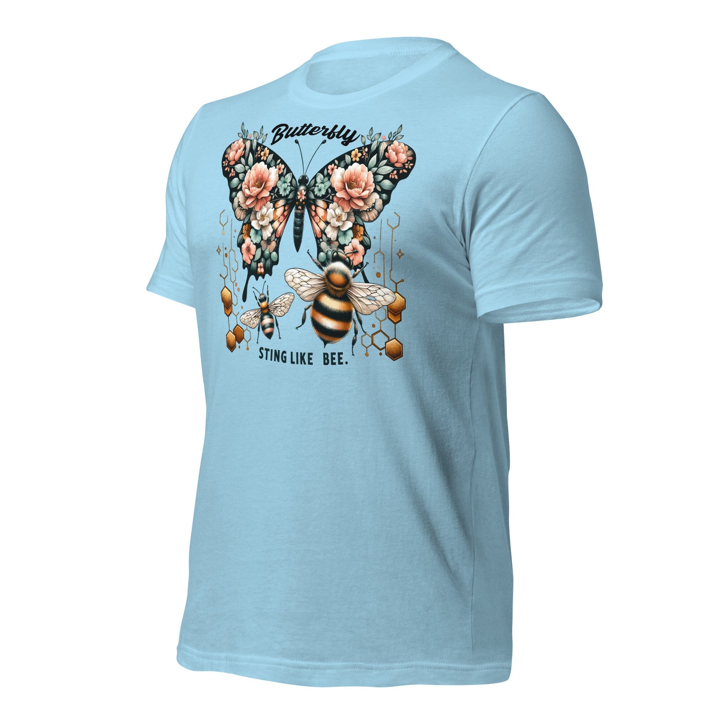 Butterfly, Sting Like a Bee Quality Cotton Bella Canvas Adult T-Shirt