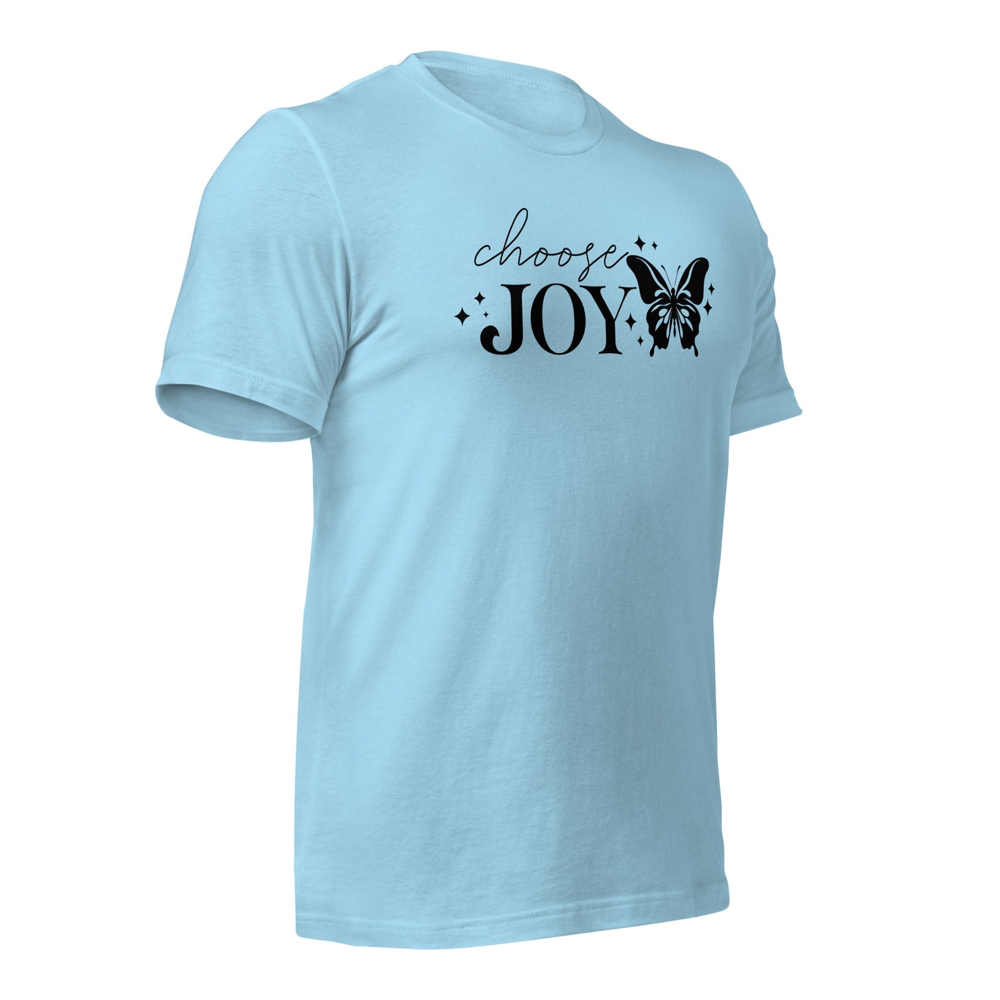 Choose Joy Butterfly Quality Cotton Bella Canvas Adult T-Shirt