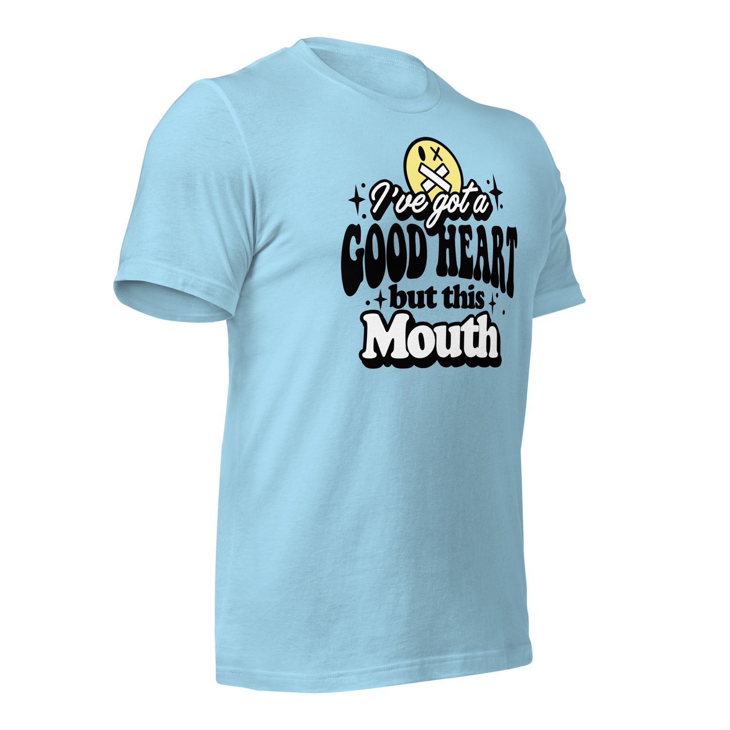 I've Got a Good Heart but This Mouth Bella Canvas Adult T-Shirt