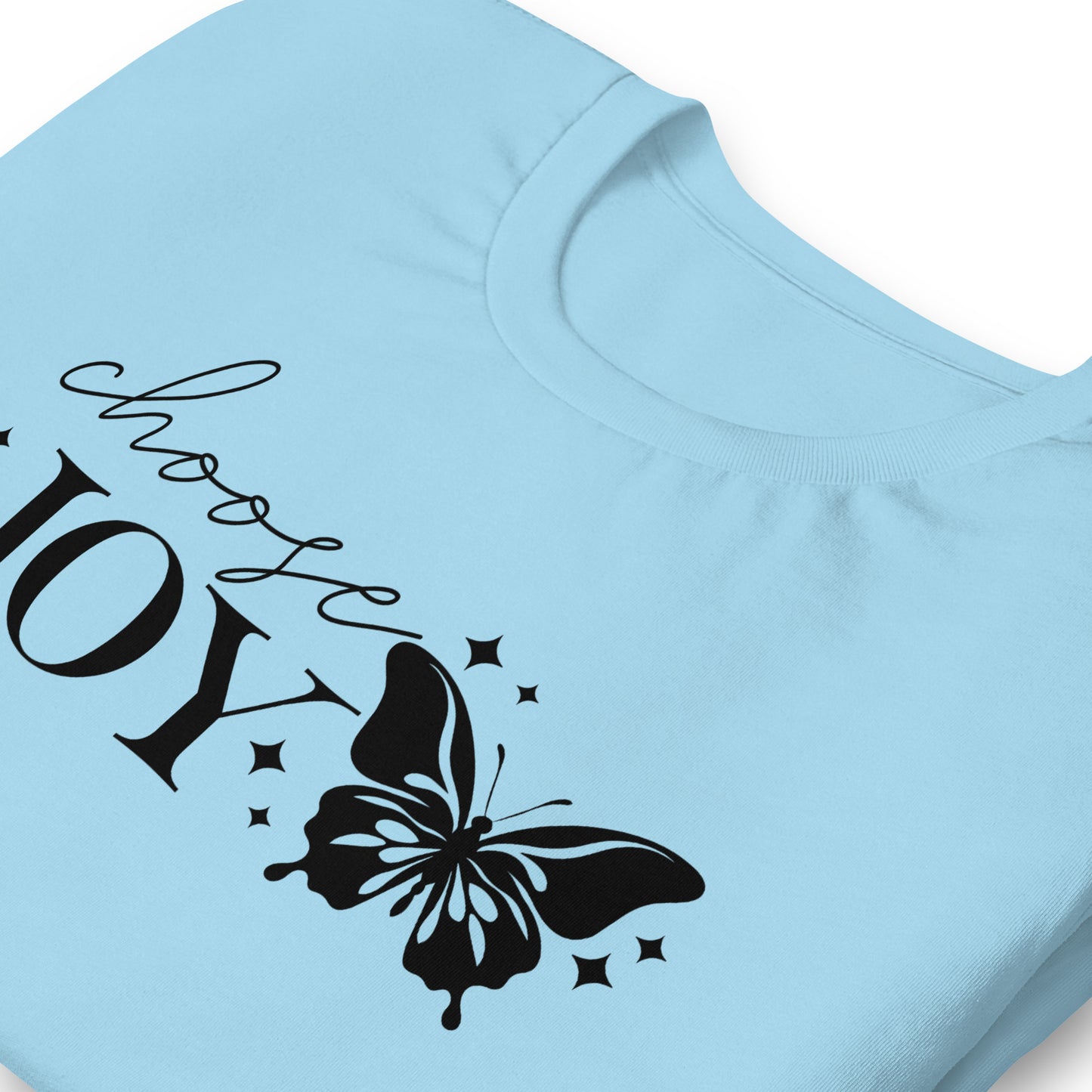 Choose Joy Butterfly Quality Cotton Bella Canvas Adult T-Shirt