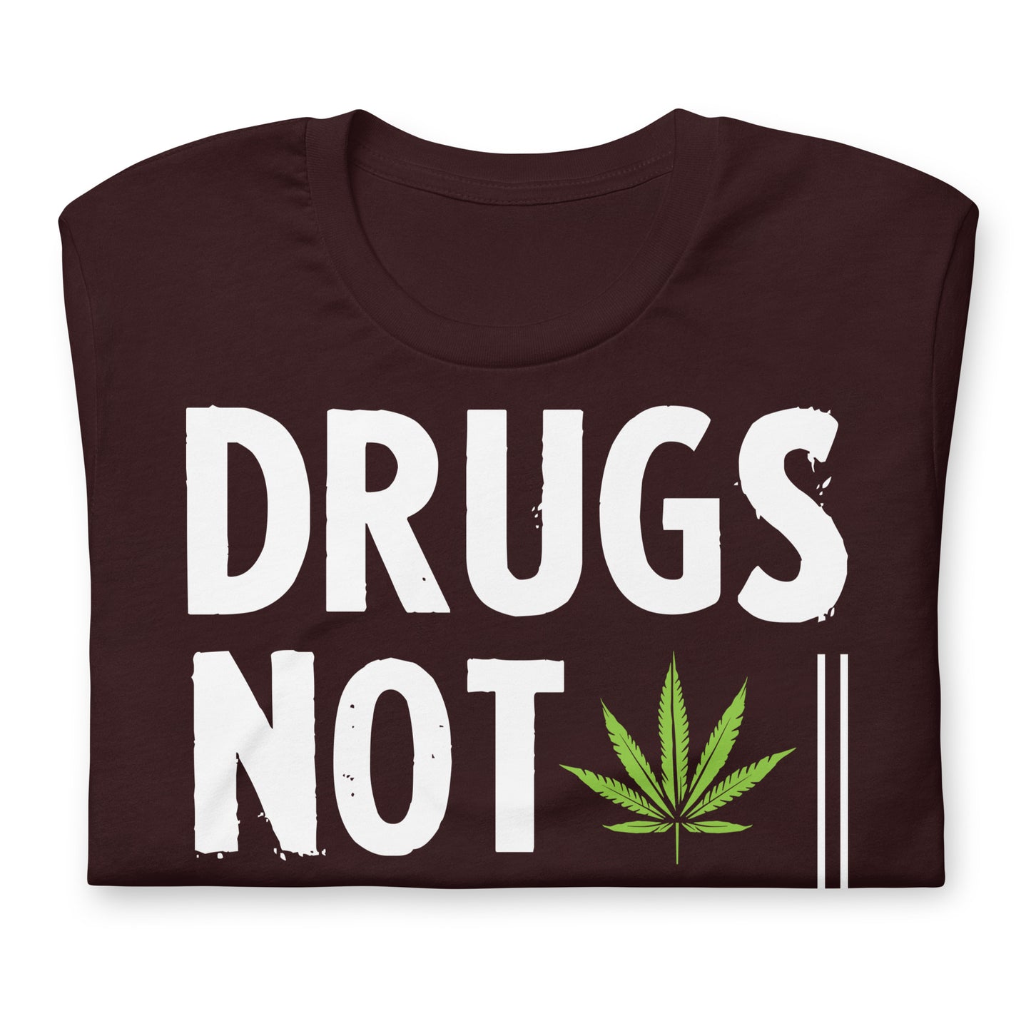 Drugs Not Hugs, Don't Touch Me 420 Bella Canvas Adult T-Shirt