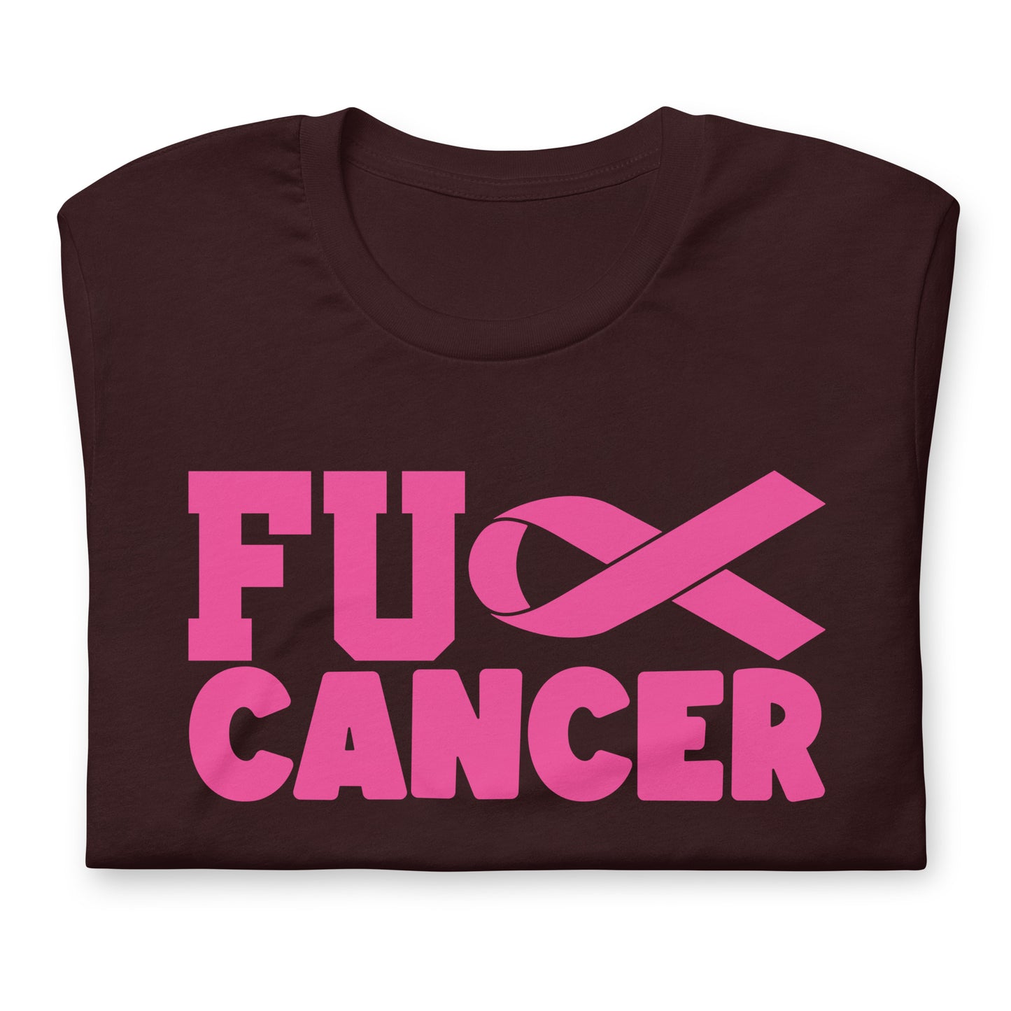 Fu** Cancer Breast Cancer Awareness Bella Canvas Adult T-Shirt