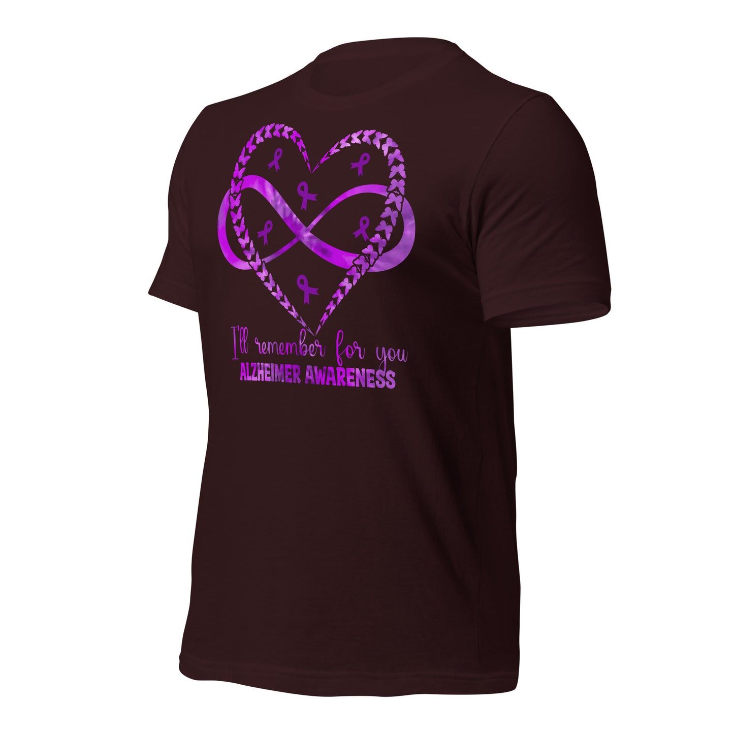 Alzheimer's Awareness Quality Cotton Bella Canvas Adult T-Shirt