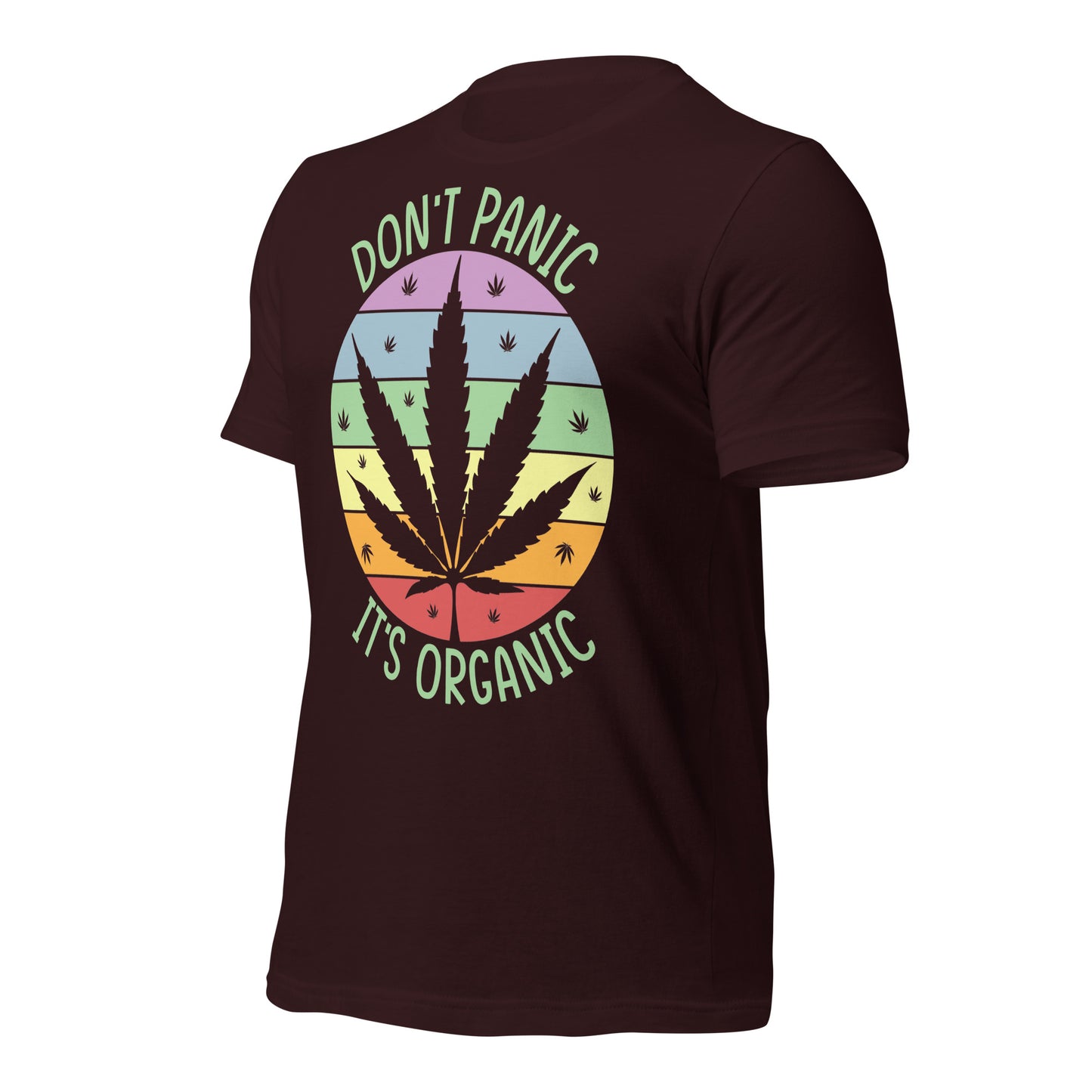 Don't Panic It's Organic 420 Bella Canvas Adult T-Shirt