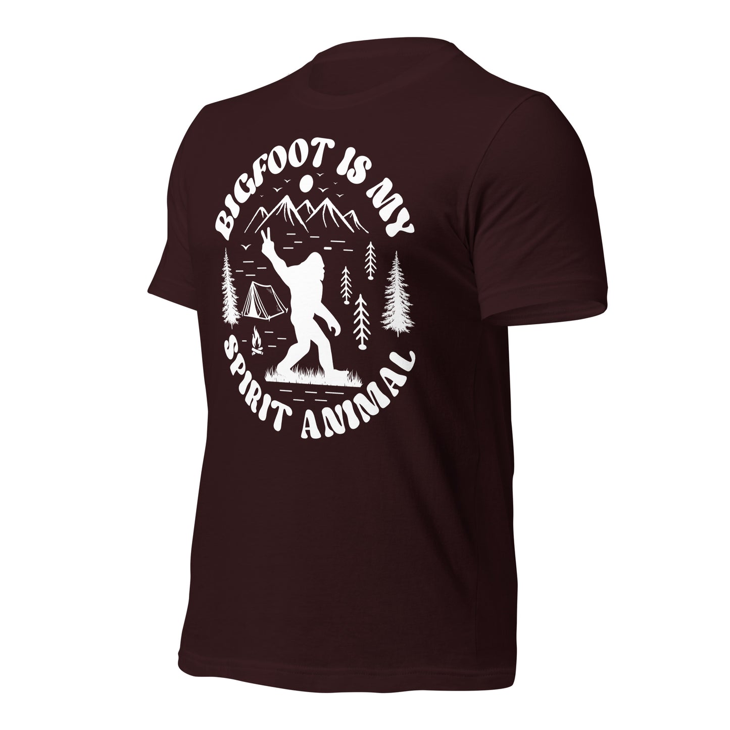 Bigfoot is My Spirit Animal Bella Canvas Adult T-Shirt
