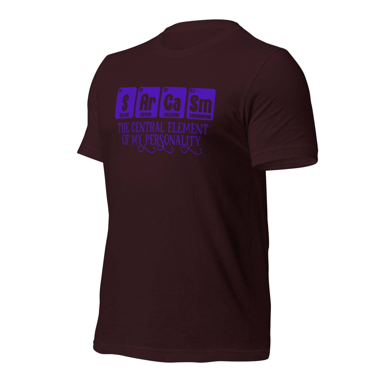 Sarcasm Central Element of My Personality Bella Canvas Adult T-Shirt