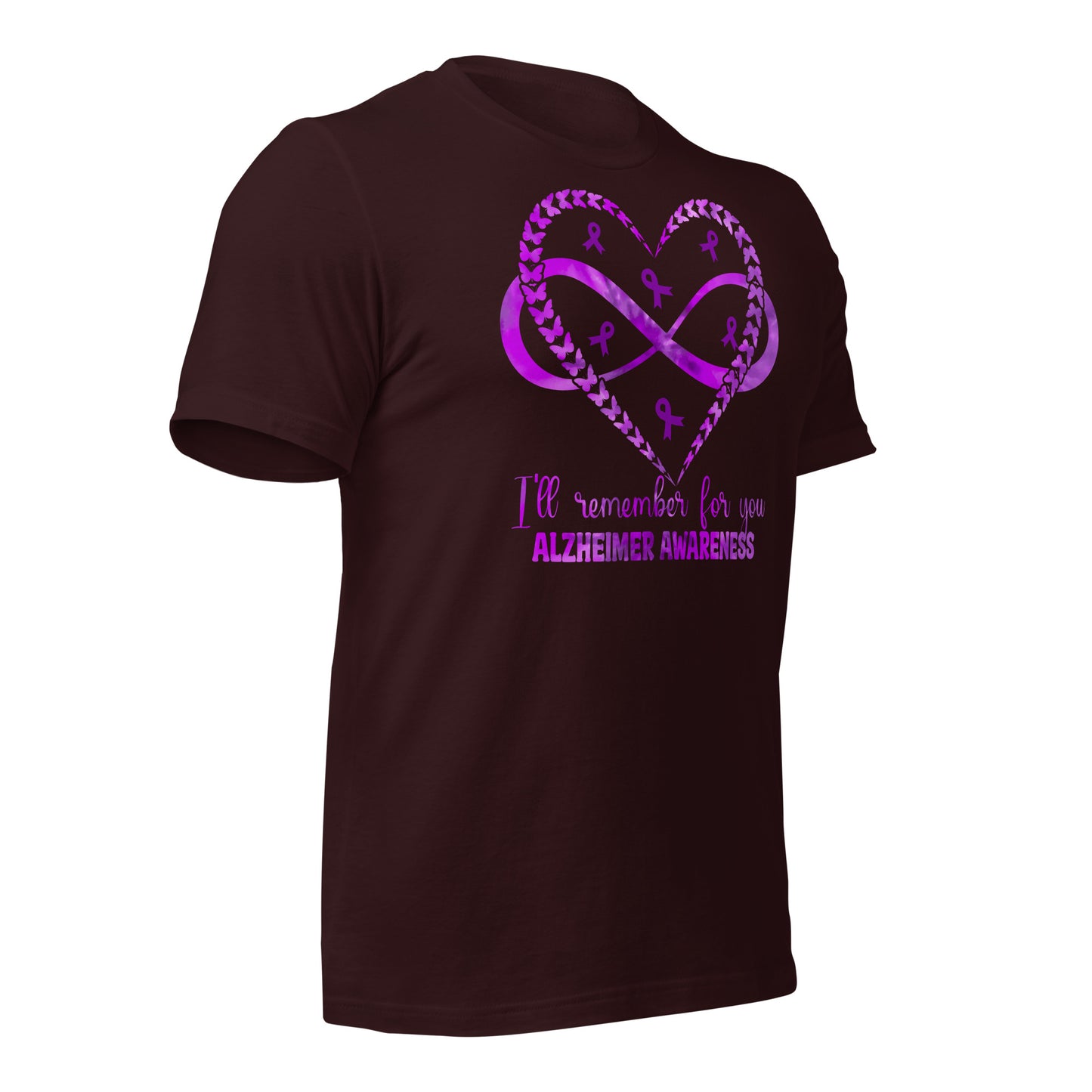 Alzheimer's Awareness Quality Cotton Bella Canvas Adult T-Shirt
