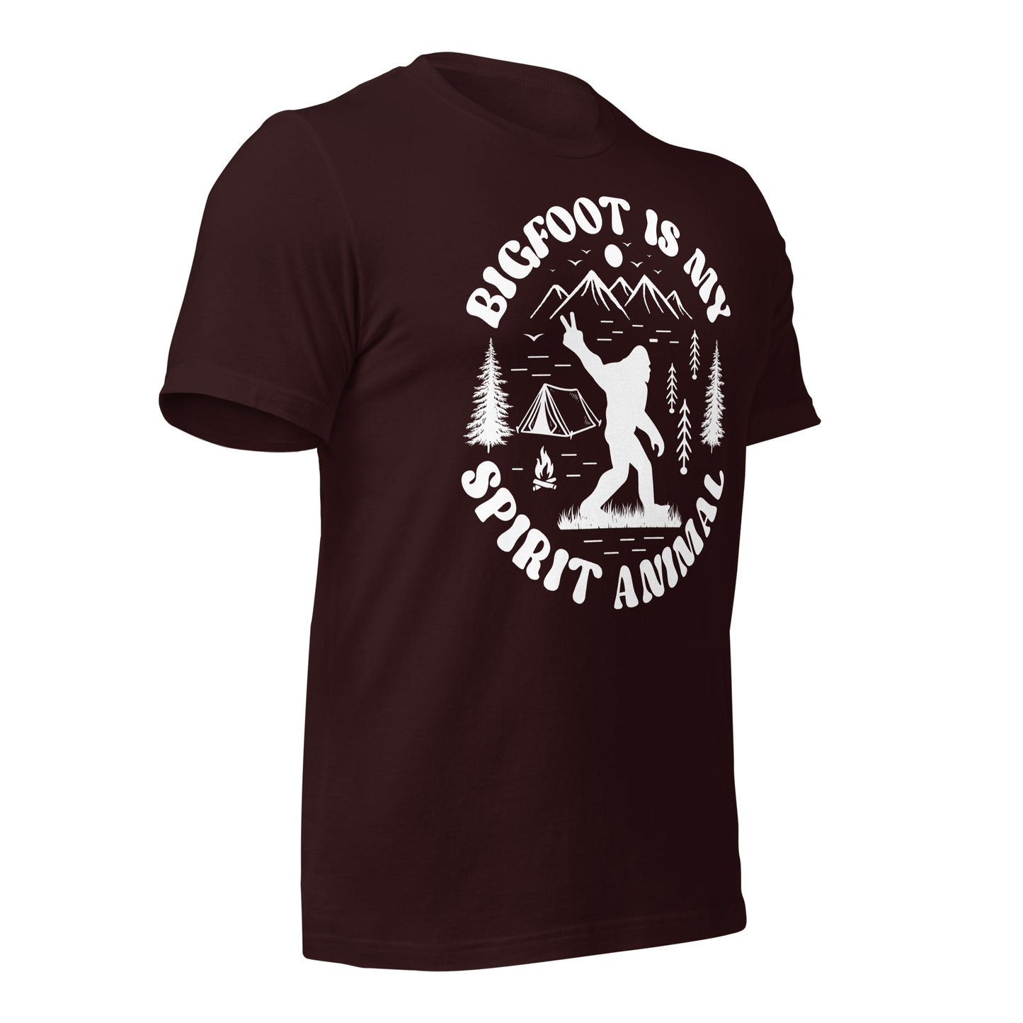 Bigfoot is My Spirit Animal Bella Canvas Adult T-Shirt