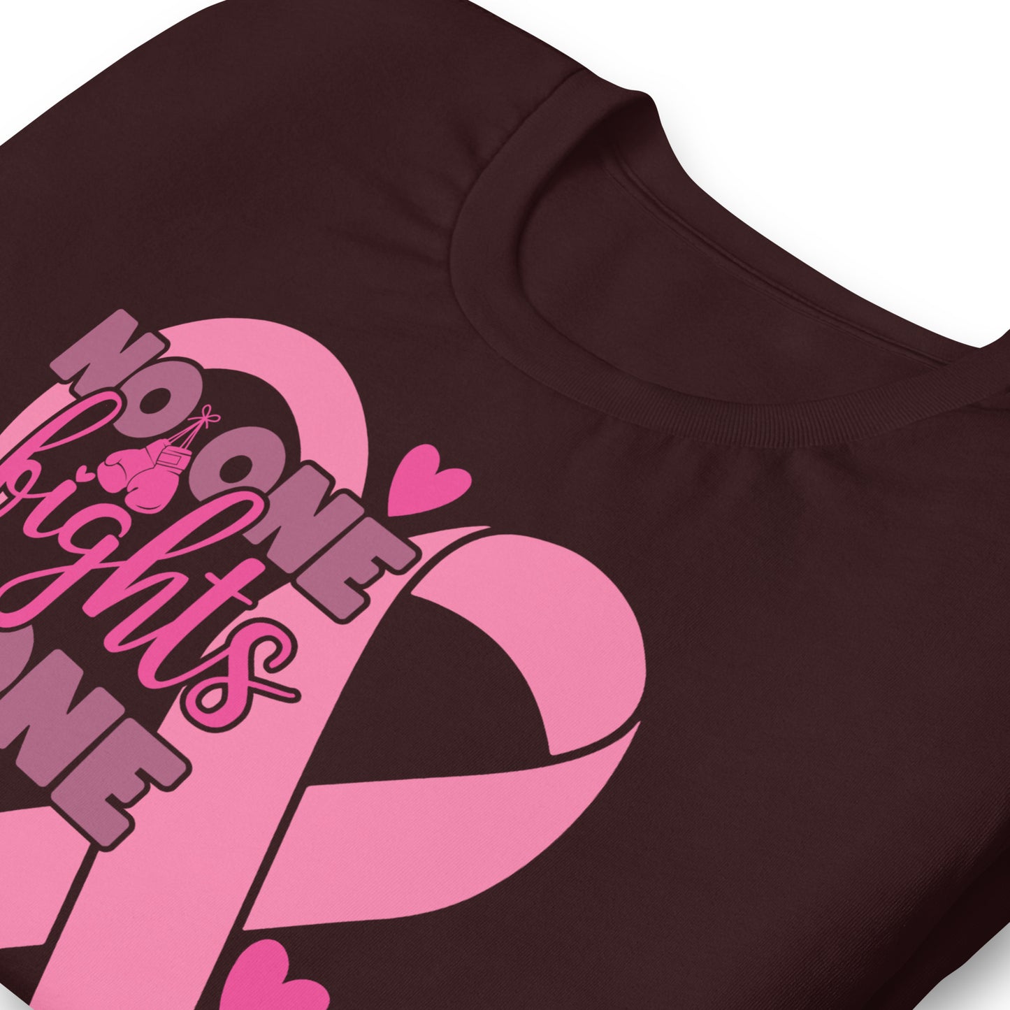 No Fights Alone Breast Cancer Awareness Bella Canvas Adult T-Shirt