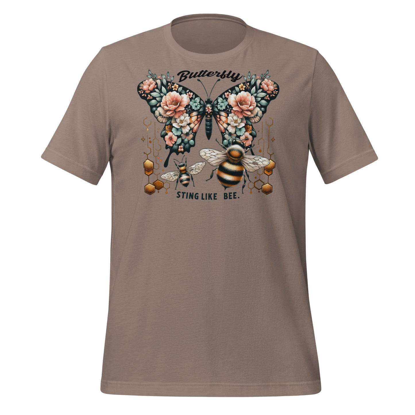 Butterfly, Sting Like a Bee Quality Cotton Bella Canvas Adult T-Shirt