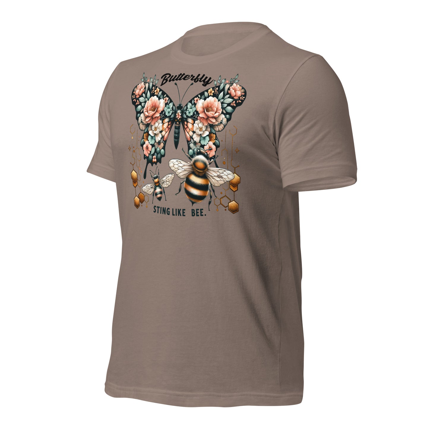 Butterfly, Sting Like a Bee Quality Cotton Bella Canvas Adult T-Shirt