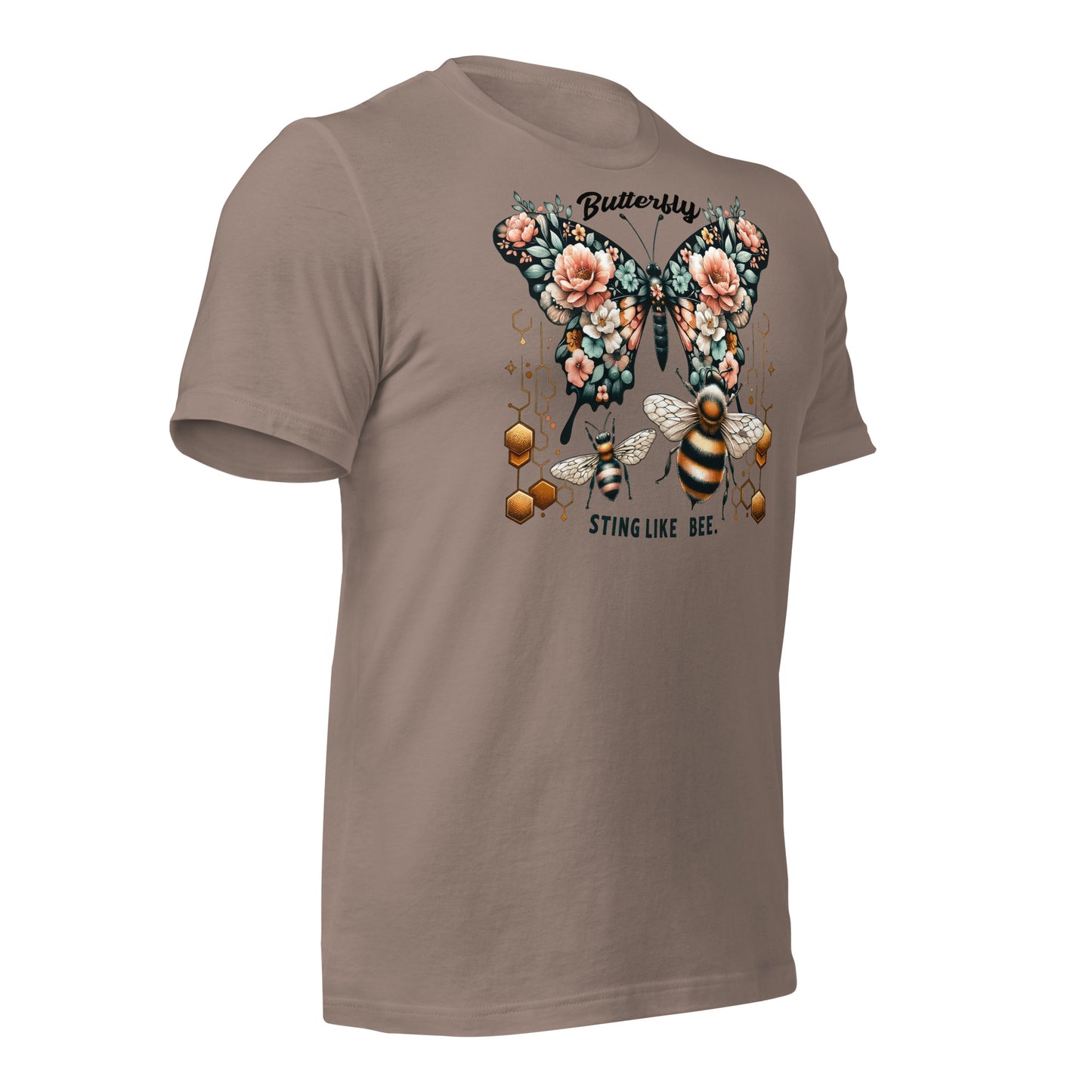 Butterfly, Sting Like a Bee Quality Cotton Bella Canvas Adult T-Shirt