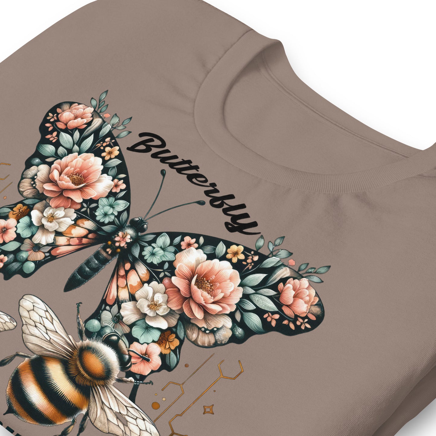 Butterfly, Sting Like a Bee Quality Cotton Bella Canvas Adult T-Shirt