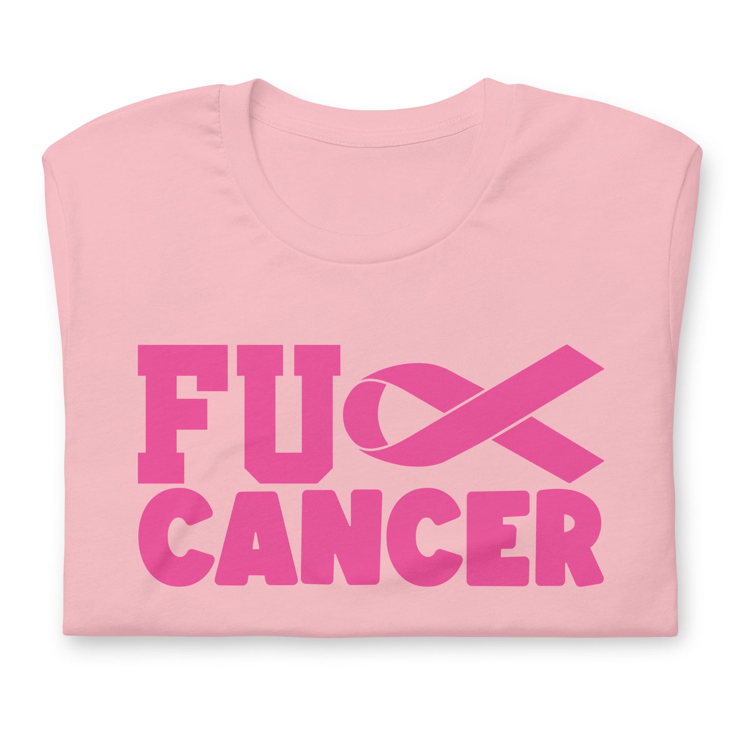 Fu** Cancer Breast Cancer Awareness Bella Canvas Adult T-Shirt