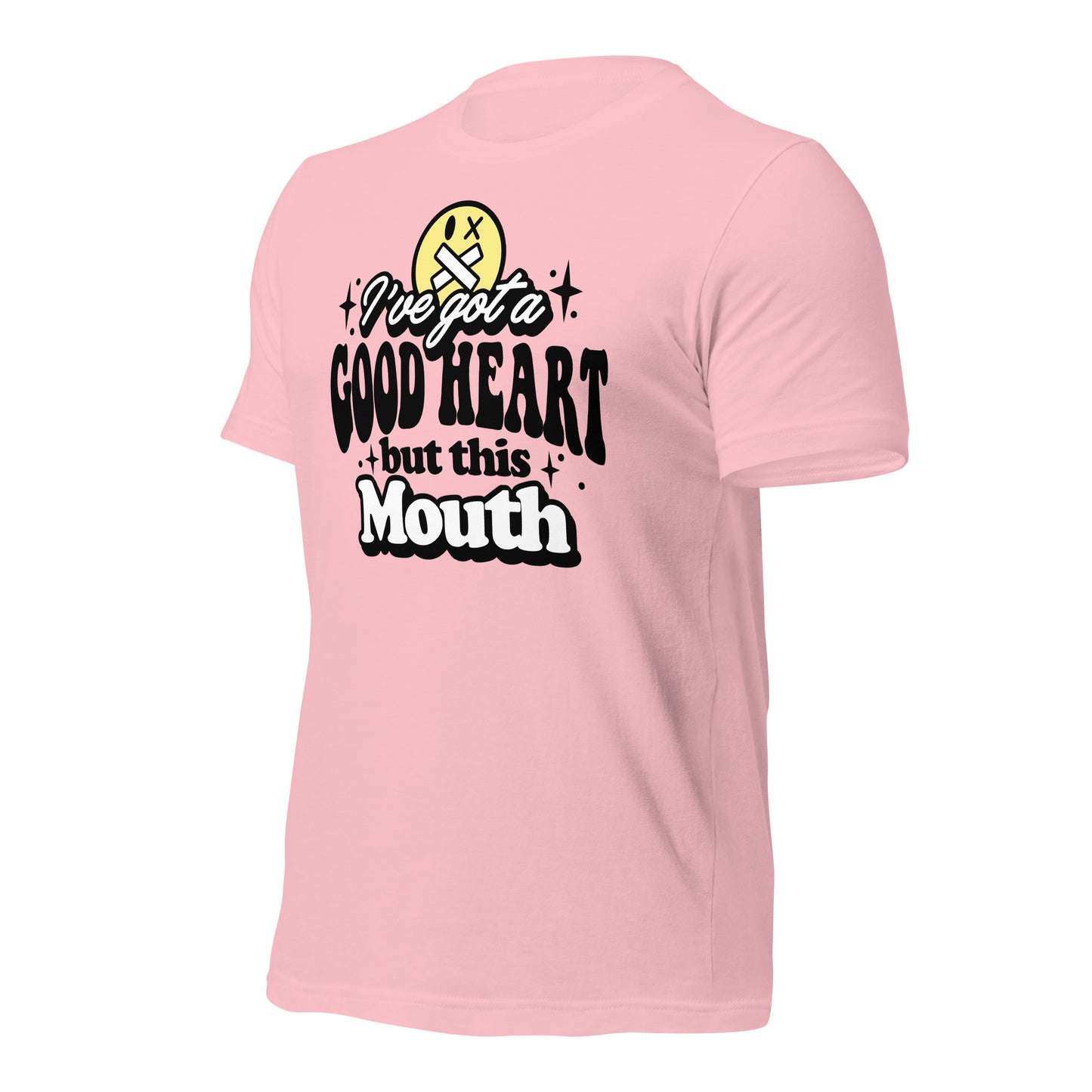 I've Got a Good Heart but This Mouth Bella Canvas Adult T-Shirt