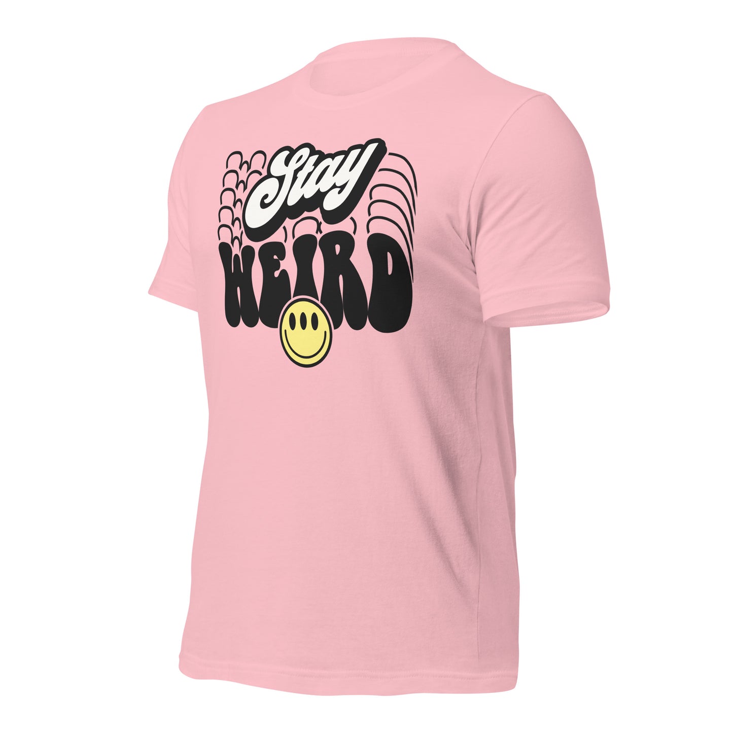 Stay Weird Funny Bella Canvas Adult T-Shirt