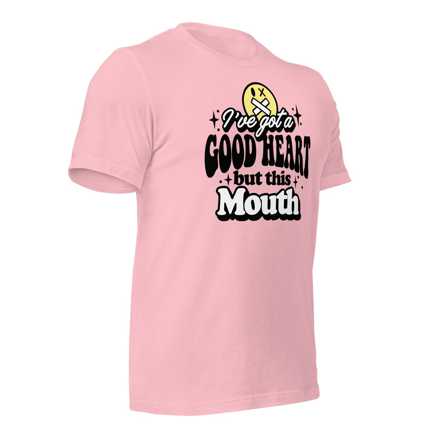 I've Got a Good Heart but This Mouth Bella Canvas Adult T-Shirt