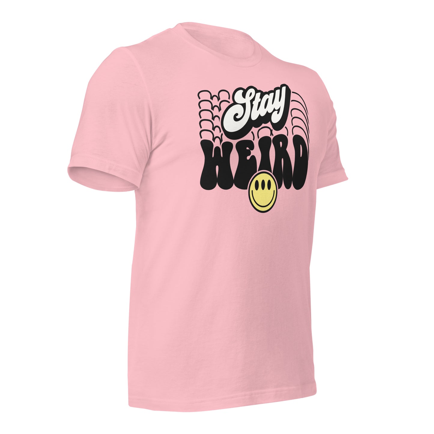 Stay Weird Funny Bella Canvas Adult T-Shirt