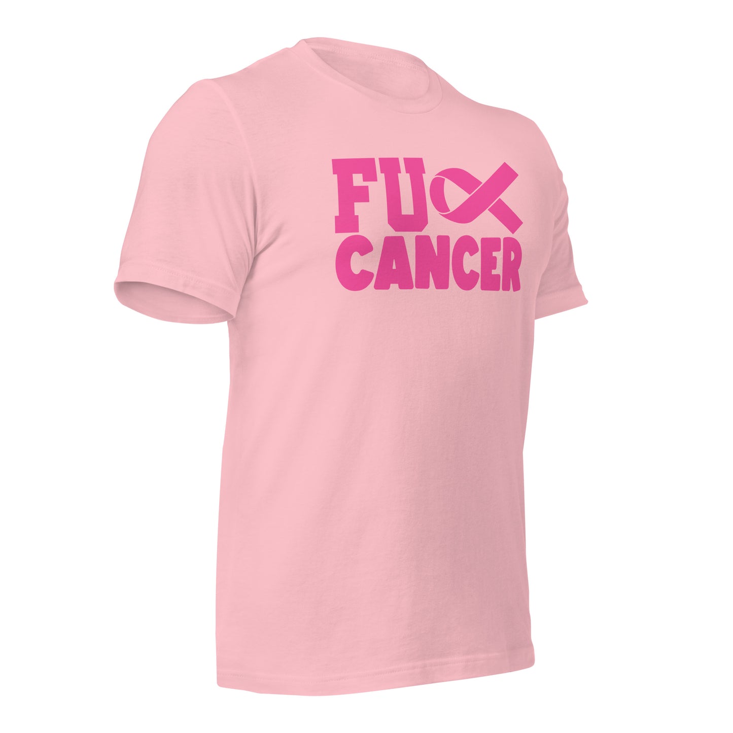 Fu** Cancer Breast Cancer Awareness Bella Canvas Adult T-Shirt