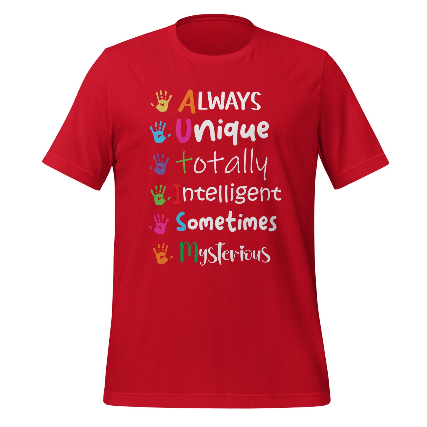 Autism Acceptance Together Quality Cotton Bella Canvas Adult T-Shirt