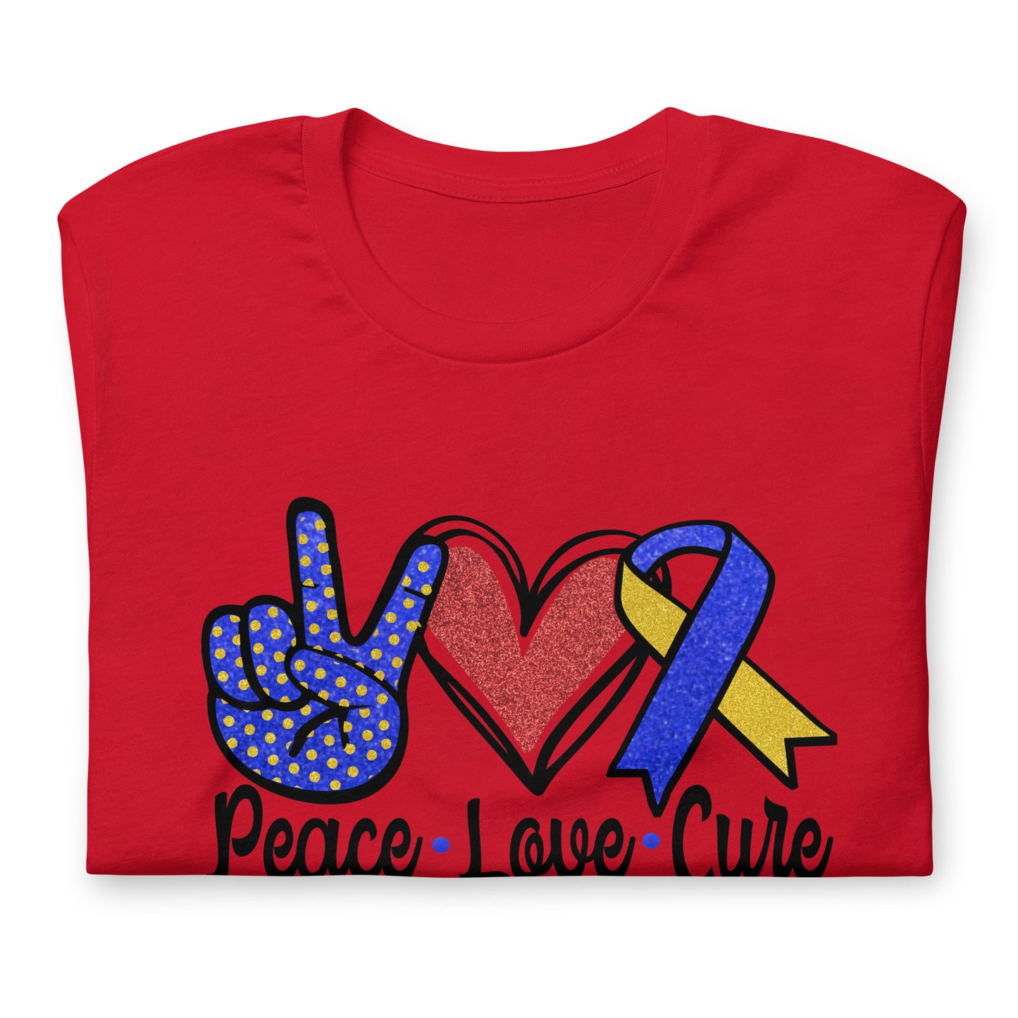 Down Syndrome Awareness Quality Cotton Bella Canvas Adult T-Shirt