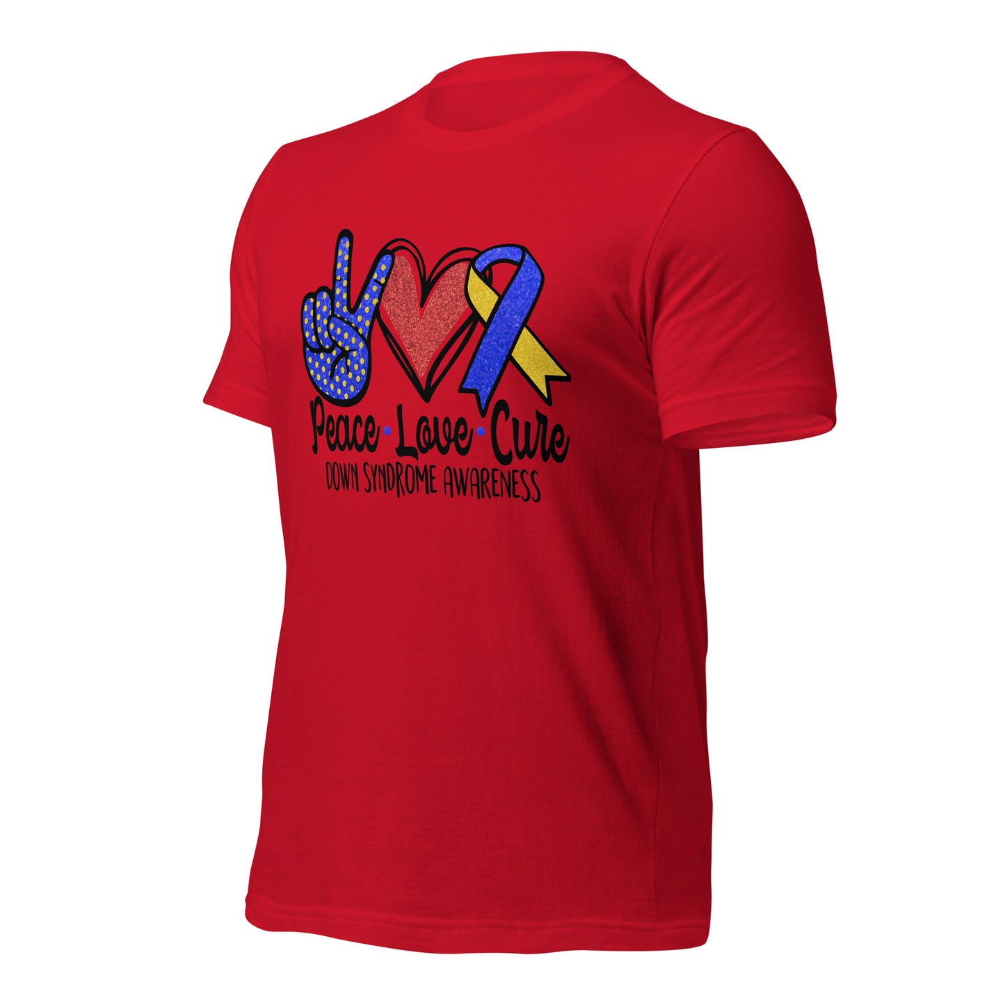 Down Syndrome Awareness Quality Cotton Bella Canvas Adult T-Shirt