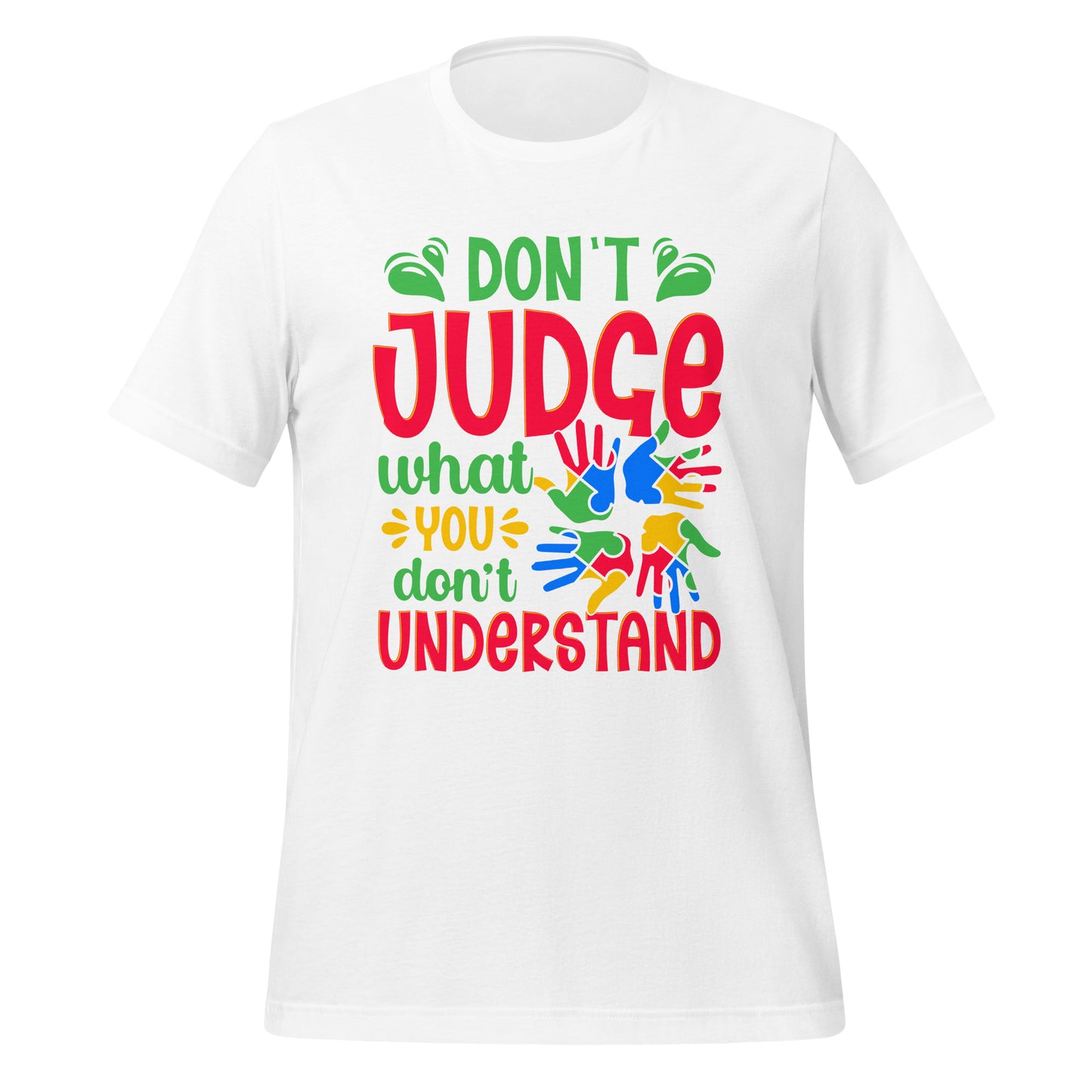 Autism Acceptance Together Quality Cotton Bella Canvas Adult T-Shirt
