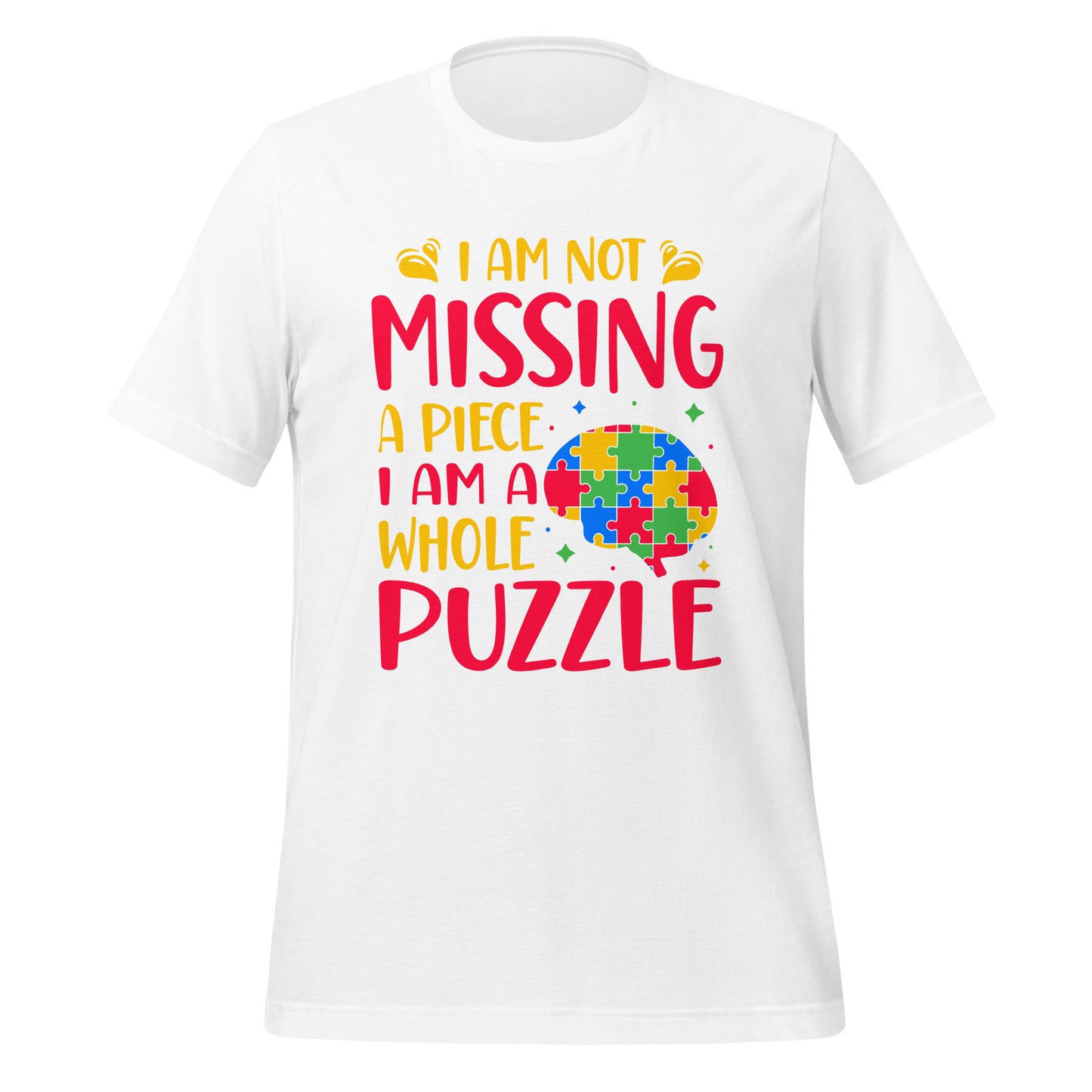 Autism Acceptance Together Quality Cotton Bella Canvas Adult T-Shirt