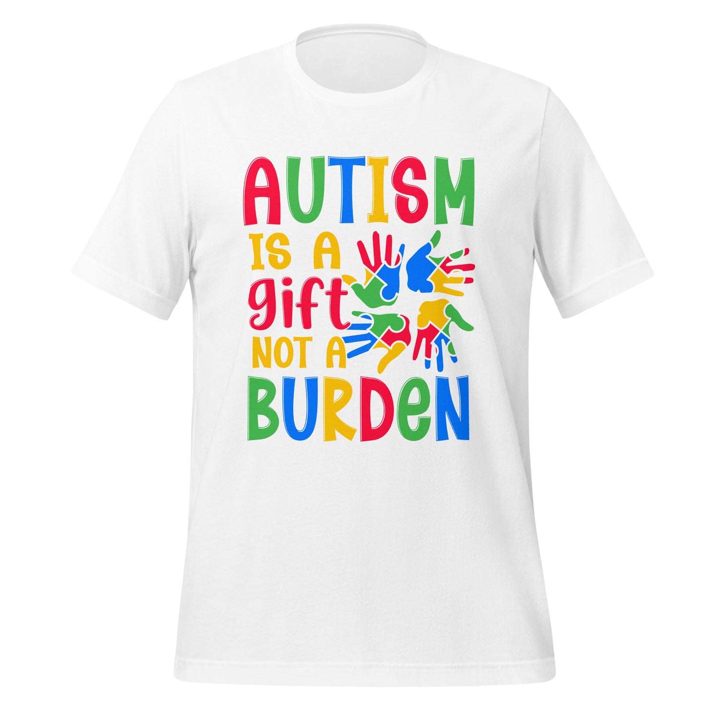 Autism Acceptance Together Quality Cotton Bella Canvas Adult T-Shirt