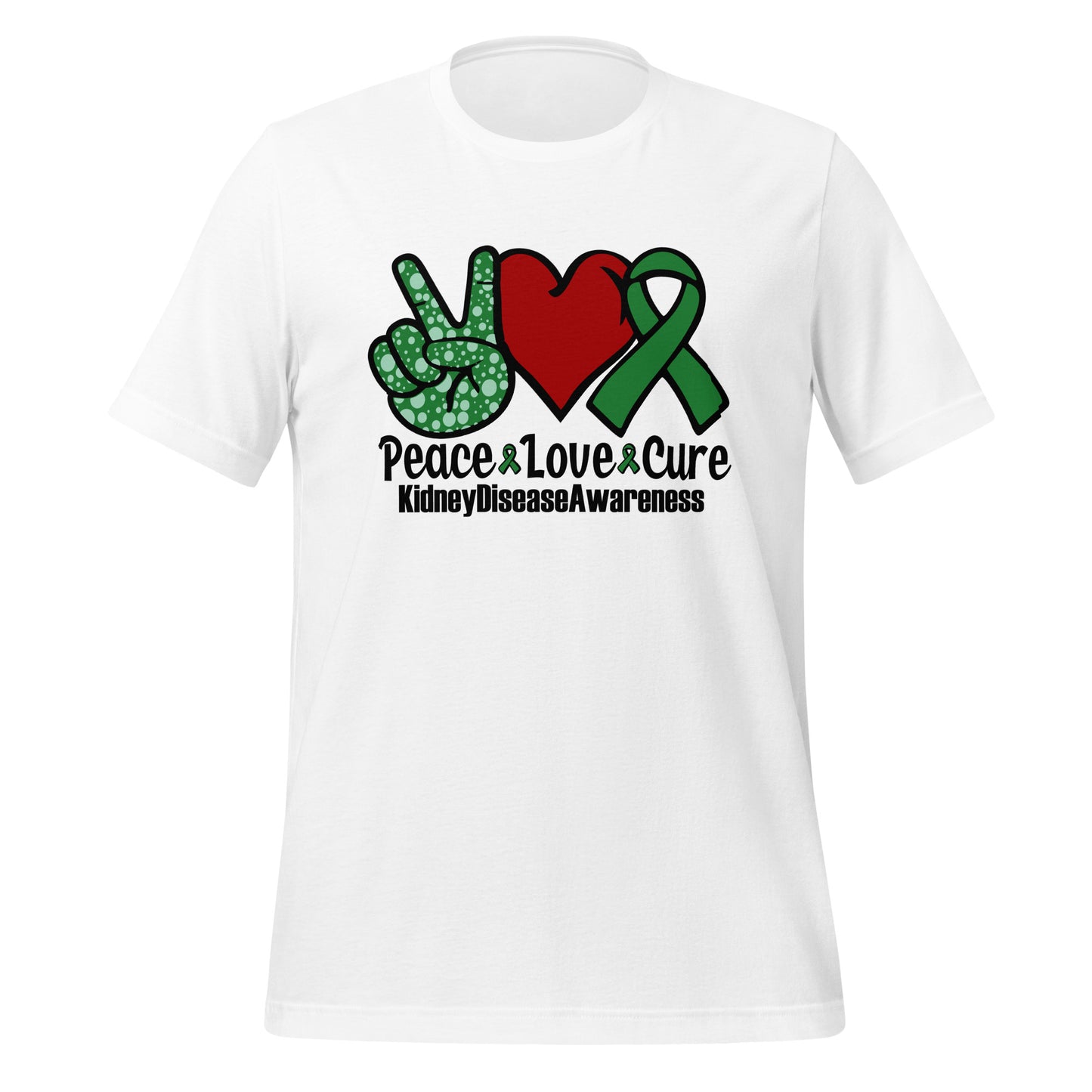 Kidney Awareness Quality Cotton Bella Canvas Adult T-Shirt