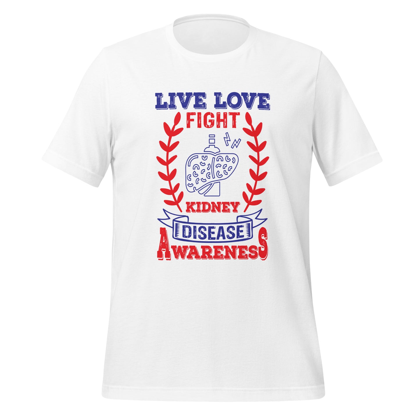 Kidney Awareness Quality Cotton Bella Canvas Adult T-Shirt