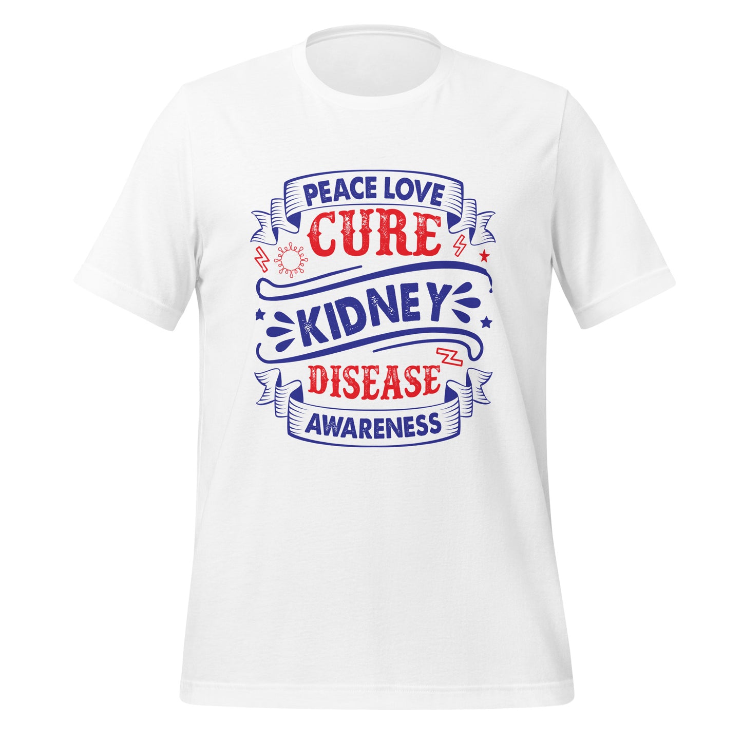 Kidney Awareness Quality Cotton Bella Canvas Adult T-Shirt