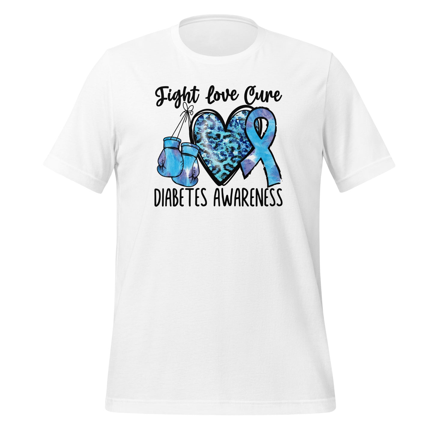Diabetes Awareness Quality Cotton Bella Canvas Adult T-Shirt
