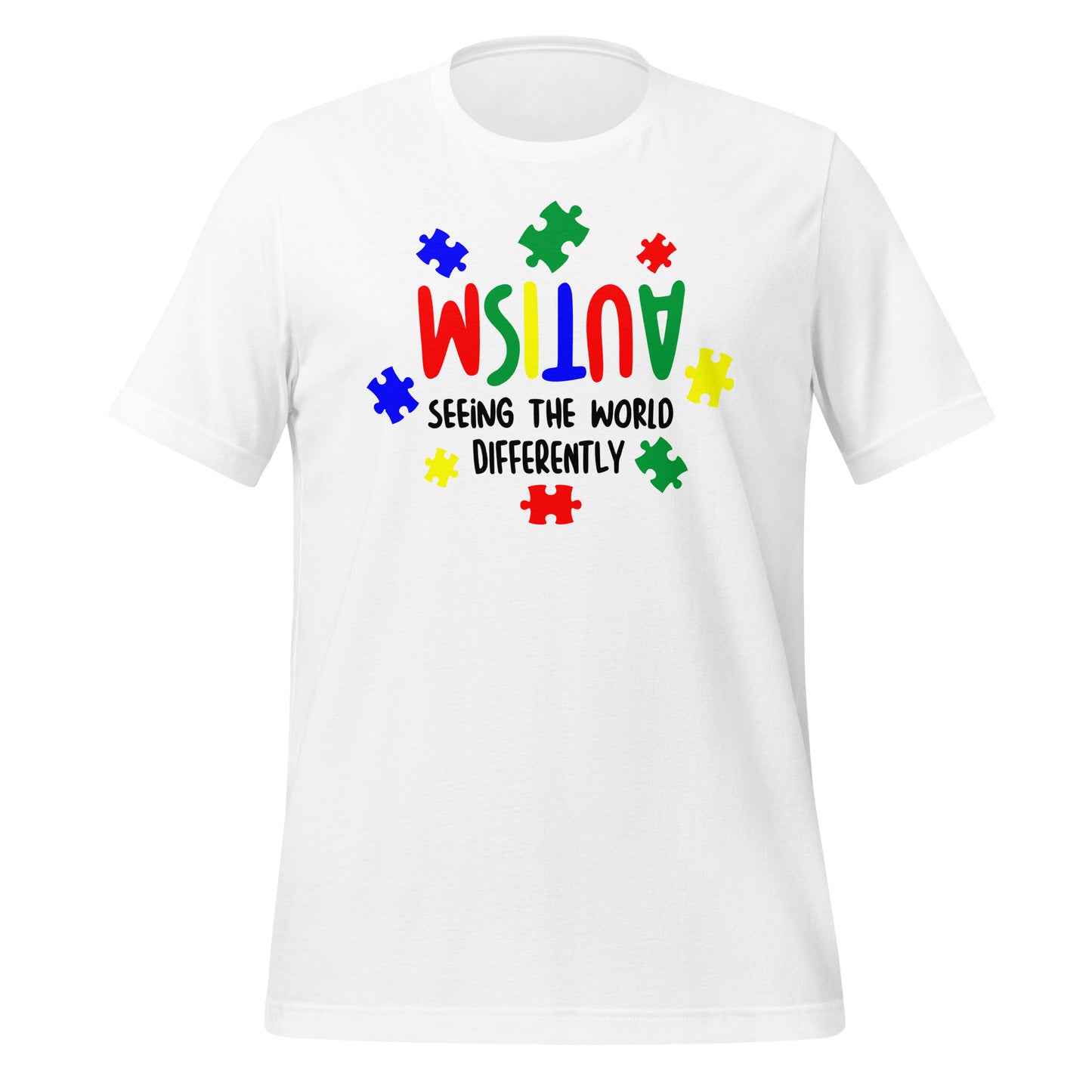 Autism Acceptance Together Quality Cotton Bella Canvas Adult T-Shirt